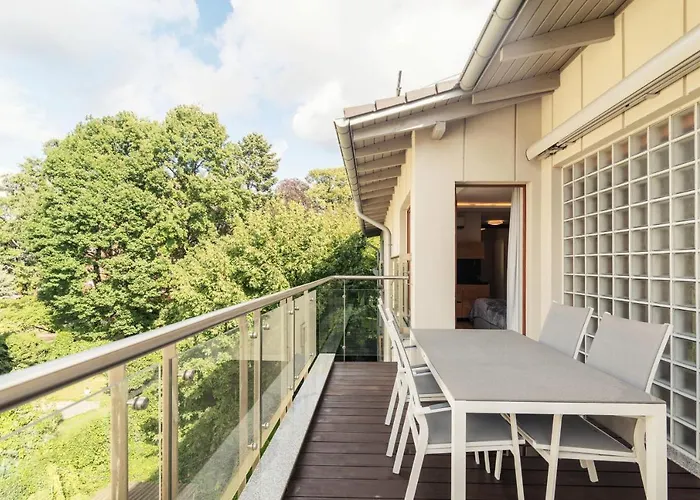 With Terrace In A Luxury Closed Estate By Grand Апартаменти Сопот